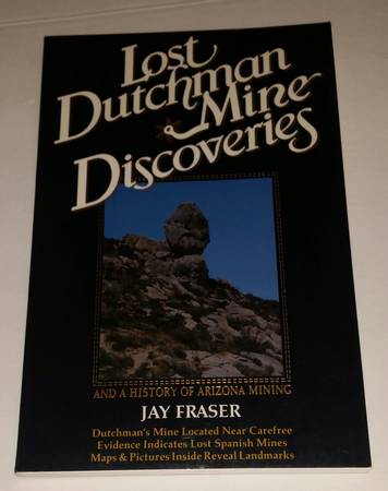 Rare book Lost Dutchman gold mine discoveries 1