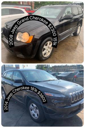 2008 Jeep Grand Cherokee & 2014 Jeep Cherokee - $2,300 (Detroit)63488214300673122
