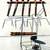 1940's-1960's Wooden Croquet Set 6 Player with Metal Wheeled Cart 9 thumbnail