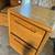 Wooden Oak Desk with filing cabinet 4 thumbnail
