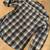 MARC ECKO CUT & SEW LS BLUE Gray & White Plaid Men’s Shirt Large 10 thumbnail