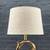 Mid-Century Modern Sculpted Dolphin Style Brass Table Lamp, c.1960’s 7 thumbnail