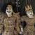 PAIR LARGE 32” ROYAL  MARIONETTE HANDMADE STRING WOODEN PUPPET PUPPETS 4 thumbnail