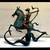 Bronze Statue Guy on horse with bow. 2 thumbnail
