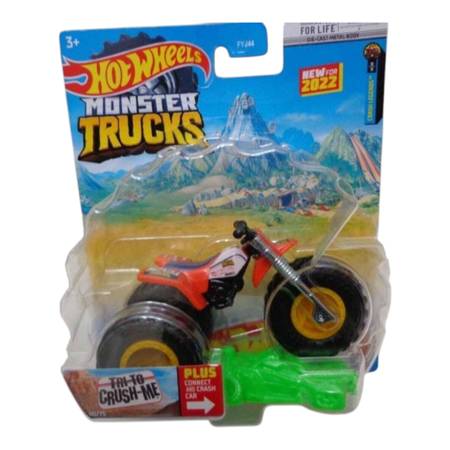 Hot Wheels Monster Trucks Tri-To-Crush-Me 1:64 Scale 1