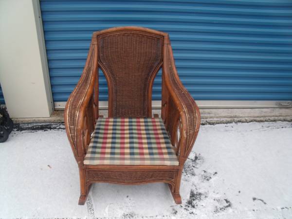 Pier One Wicker Rocking Chair 1