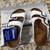 Kids size 2 white Birkenstock shoes 2 thumbnail