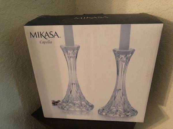 Mikasa Capella 9" Candlesticks (New in Box) 1