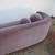lulu and Georgia Lowry Sofa in Mink Velvet As-Is 17 thumbnail