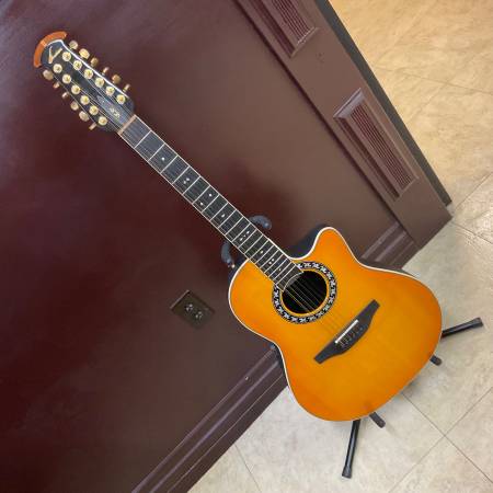 12 String Ovation with Ovation Hard Case 1