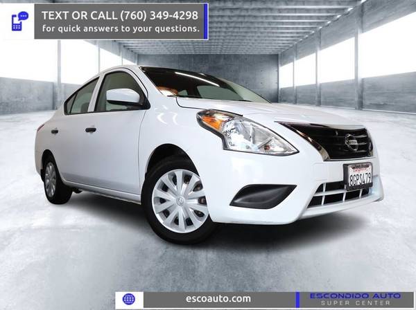 2018 Nissan Versa Sedan S Plus - $11,999 (Escondido Auto Super Center)63440615101571120