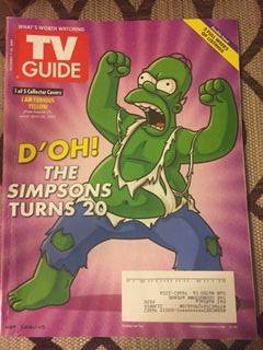 TV Guide Magazine Dec. 7-20 2009/Simpsons 1
