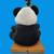 Vtg 80s 15x8 Panda Bear Lamp with Wooden Base (Shade Not Included) 3 thumbnail