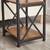 3-Tier End Table – Rustic Brown & Black Metal Side Table with Storage 7 thumbnail