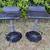 Modern Outdoor Wicker Espresso Metal Frame Swivel Adjustable Height Bar Stools 5 thumbnail
