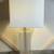 CB2 Rectangular Tempered Glass XL Table Lamp 3 thumbnail