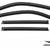 In-Channel Extra Durable Rain Guards for Kia Telluride 2020-2025 7 thumbnail