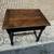 Antique Jacobean style English carved geometric front oak side table 20 thumbnail