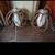 Pair vintage rattan hanging pendant lights fixtures 2 thumbnail