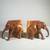 (2pc) Wooden Hand Carved Elephant Bookends 1 thumbnail