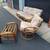 3 Piece 3/4 Pretzel Rattan 3 Strand Sofa , Swivel Lounge Chair. 5 thumbnail