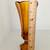 Vintage Fostoria Amber Glass Coin Vase 5 thumbnail