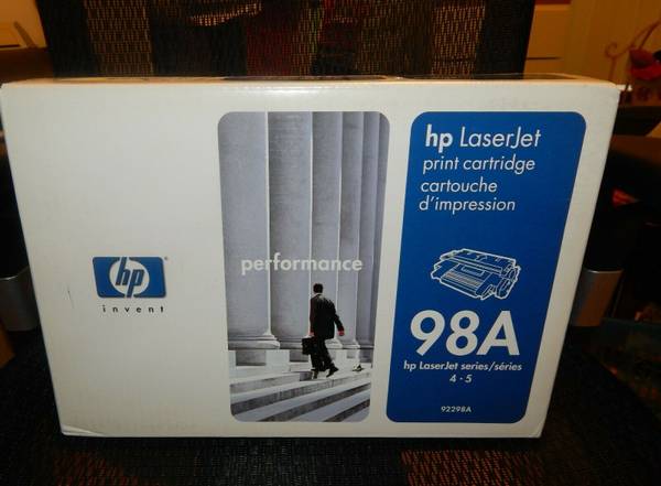 Genuine HP 98A Print Cartridge – 92298A - Black - For LaserJet Series 1