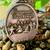 Pewter Oval "Season's Greeting" 3" Ornament 1 thumbnail