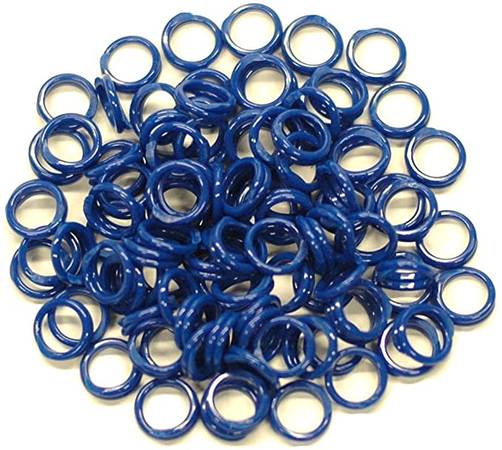 Spiral Bird Leg Bands 100+ Count Size 9 Measures 9/16" Inside Diameter 1