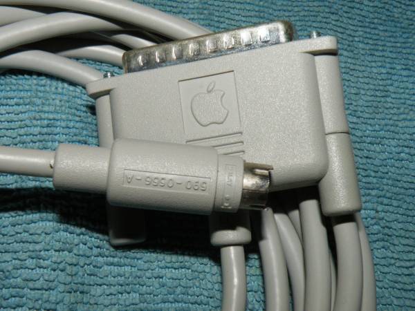 Cable de impresora OEM vintage Apple Macintosh de 6' # 590-0556-A - $5 (Boston y al norte)63471243158017121