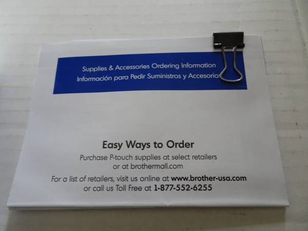 Labeling System - P-Touch Electronic Labeling System - Brother - PT-20 - $21 (Ashippun)63470462993667124