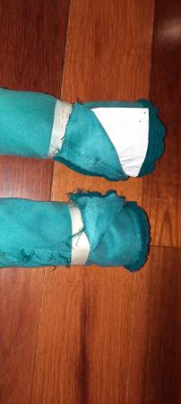 Beautiful Aqua Microfiber Suede Upholstery Fabric 1