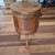 Vintage Sewing BAsket (Bucket) Wood Firkin Tripod Legs 3 thumbnail