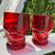 11 Viking Ruby Red MCM Georgian Honeycomb Glasses -Gorgeous 21 thumbnail