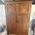 Antique Quarter Sawn Oak Carved Wardrobe Armoire 76”H 48”W 18”D 1 thumbnail