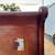 Queen Size Cherry Sleigh Bed 9 thumbnail