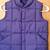 Lands End Girls Purple Down Vest 1 thumbnail