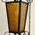 Vintage Mid-Century Modern Amber Glass and Iron Spanish Swag Lamp 1 thumbnail