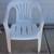 White Plastic Patio Outdoor Chairs 4 thumbnail