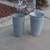 2 Vintage Galvanized Metal Floral Flower Buckets 1 thumbnail