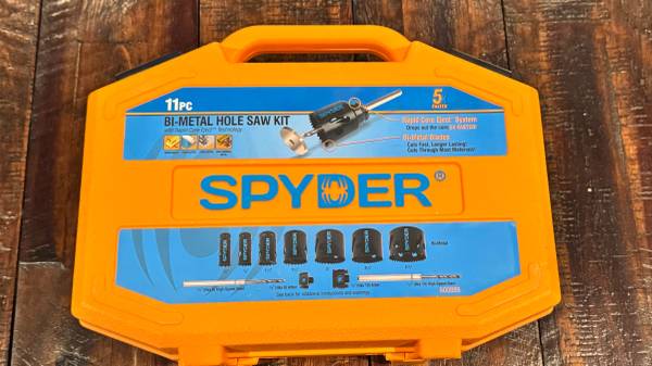 Like new Spyder 11 Piece hole saw set - $45 (Chalfont)62927917963393120