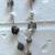 Amber, silver, faux pearl necklace 2 thumbnail