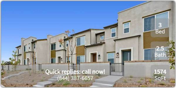 $4.699 / 3 habitaciones - 1574 pies² - Te encantará vivir en tu amplio adosado nuevo de 3 habitaciones / 1574 pies² (San Diego)63657192489985121