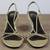 Burberry Metallic Gold Braided Slingback Sandals 39.5 1 thumbnail