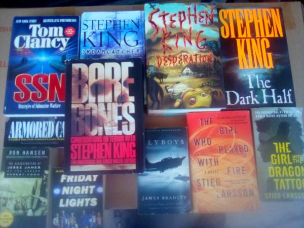 books novels from Stephen King four hardbacks 1