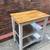 Solid Wood and Metal Kitchen Island - DELIVERY AVAILABLE 2 thumbnail