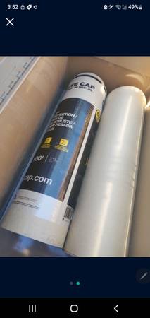 3 rollos completos, 1 rollo casi lleno para construcción, remodelación y protección - $140 (Tracy)63471028083457122