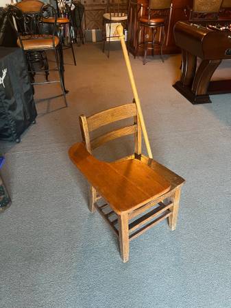 1930's School Desk & Classroom Flag Pole 1