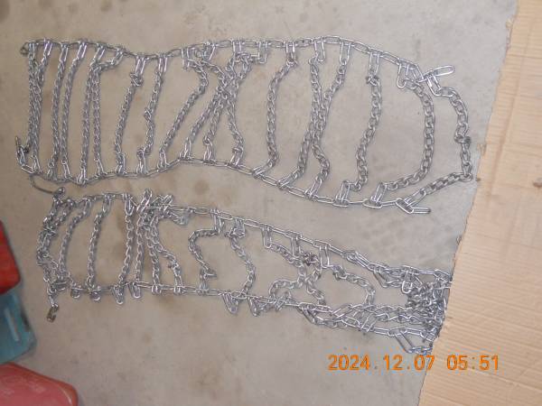 Garden Tractor Tire Chains 1