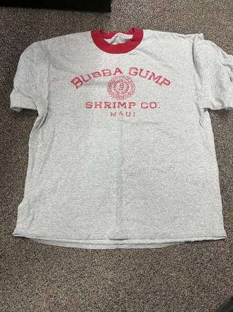 Vintage Bubba Gump T Shirt Size Large vg cond 1